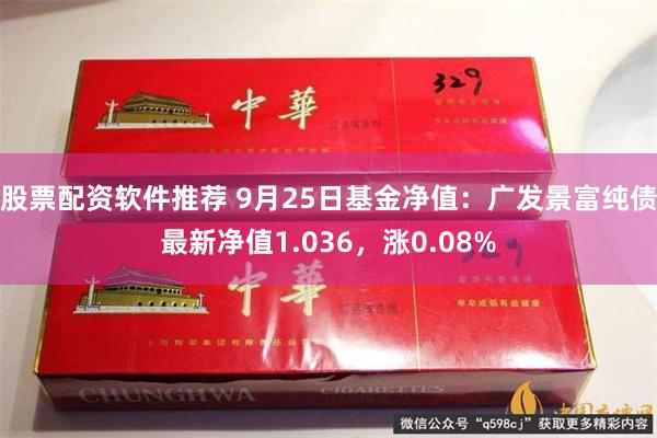 股票配资软件推荐 9月25日基金净值：广发景富纯债最新净值1.036，涨0.08%