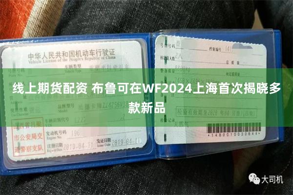 线上期货配资 布鲁可在WF2024上海首次揭晓多款新品