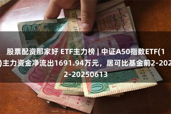 股票配资那家好 ETF主力榜 | 中证A50指数ETF(159593)主力资金净流出1691.94万元，居可比基金前2-20250613